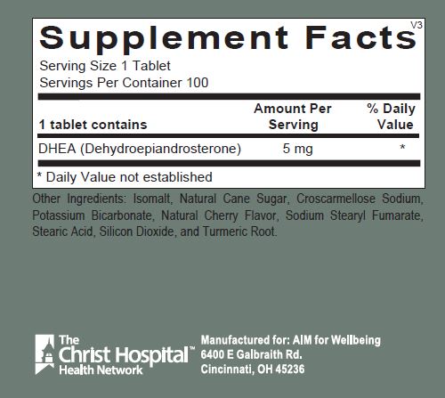 DHEA Low Dose (5 mg) 100 Tablets