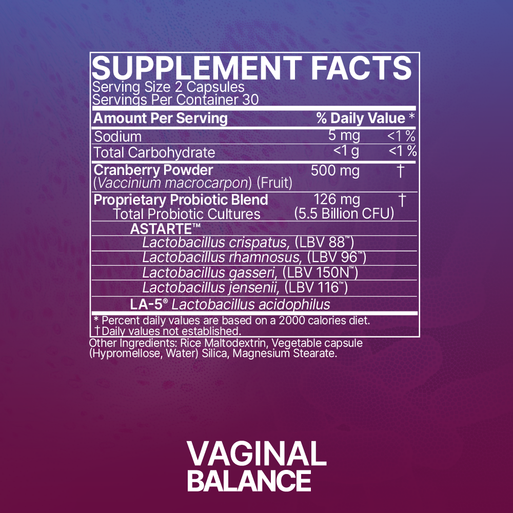 NEW Vaginal Balance 60 Capsules