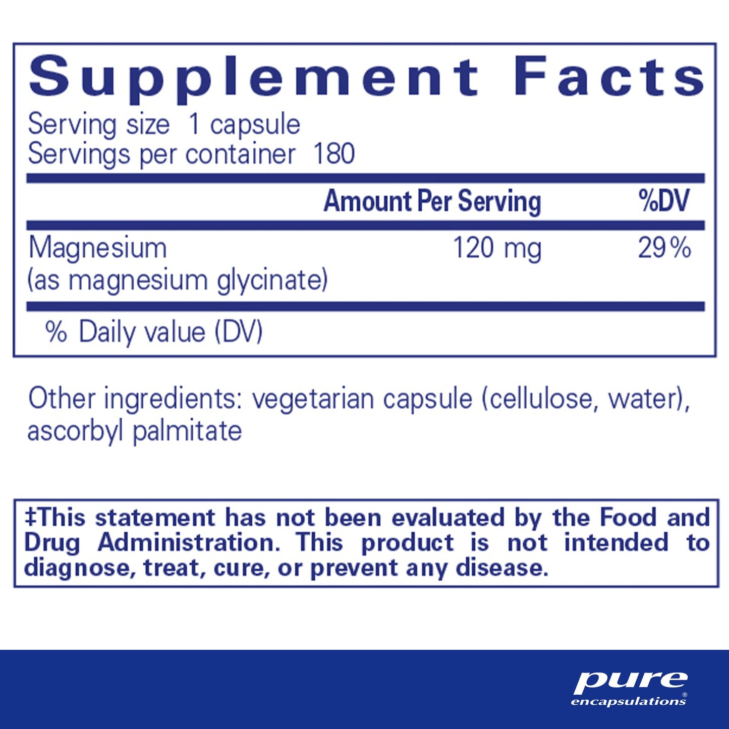 Pure Encapsulations Magnesium Glycinate