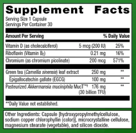 UltraFlora Healthy Weight with Akkermansia  30 Tablets - NEW LOOK-NEW NAME-SAME INGREDIENTS