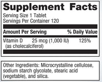 Metagenics D3 1000 120 Tablets