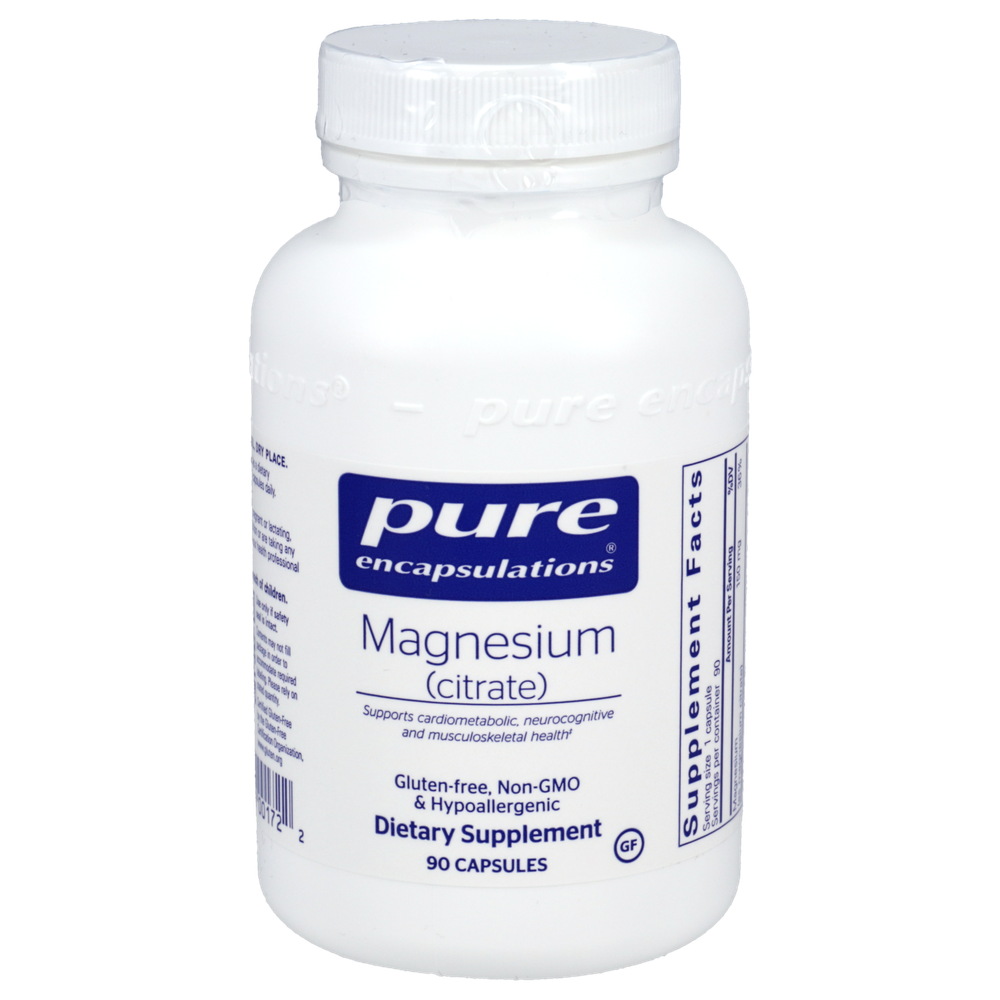 Pure Encapsulations  Magnesium Citrate 90 Capsules