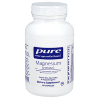 Pure Encapsulations  Magnesium Citrate 90 Capsules