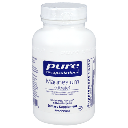 Pure Encapsulations  Magnesium Citrate 90 Capsules