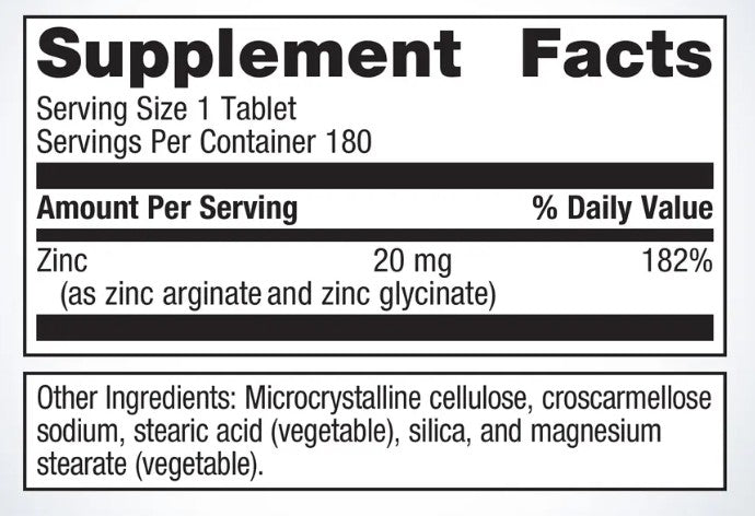 Metagenics Zinc AG 180ct