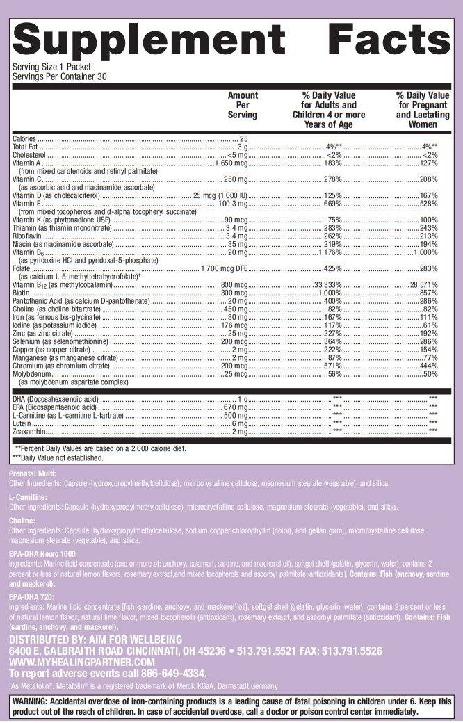 Fundamental Prenatal 30 Packs