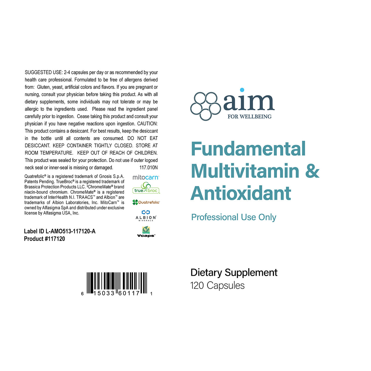 Fundamental Multivitamin & Antioxidant