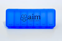 Aim Logo Weekly Pill Box