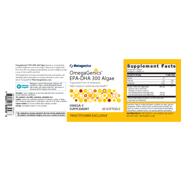 Omegagenics Epa-dha 300 Algae