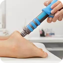 shockwave therapy on bottom of feet