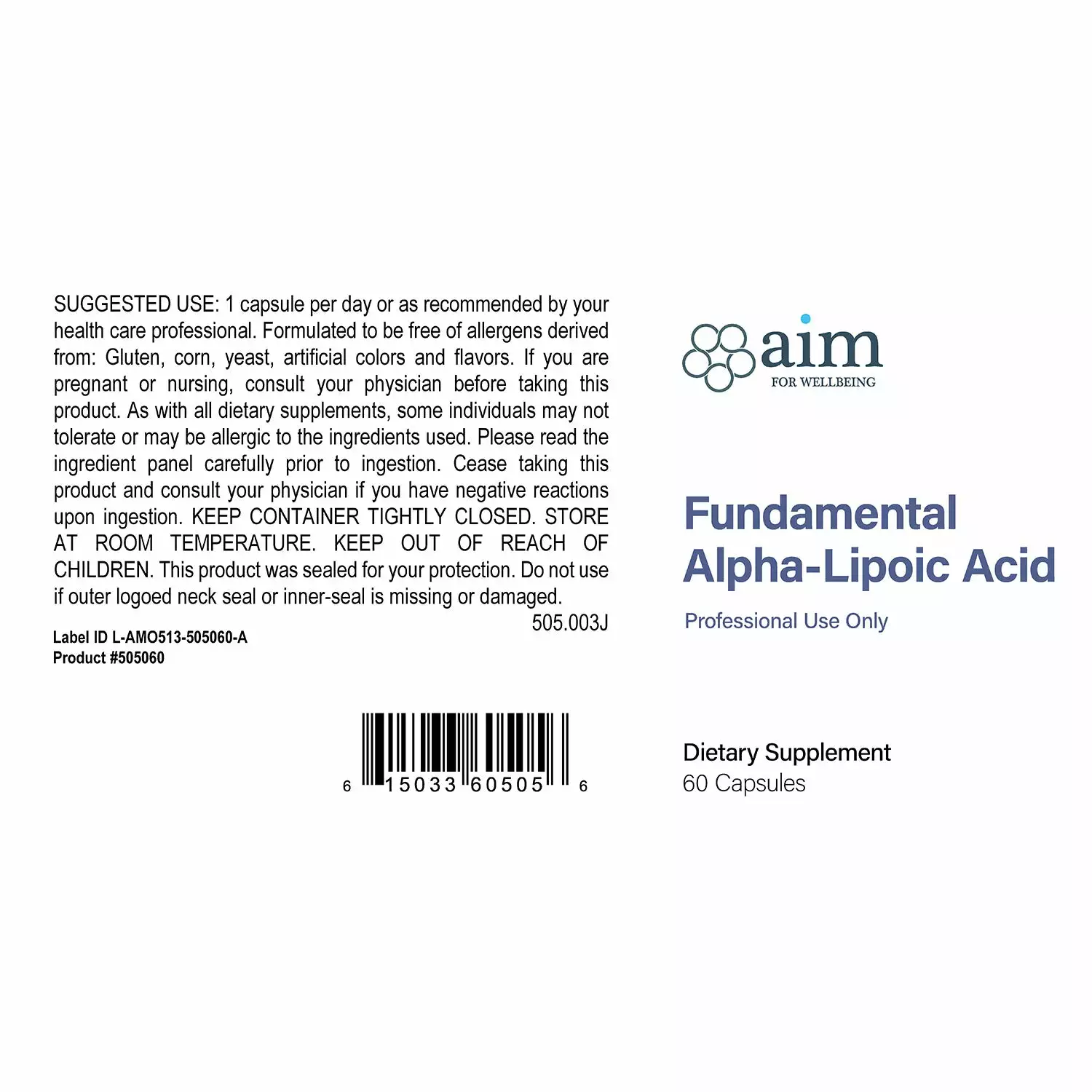 Fundamental Alpha-Lipoic Acid