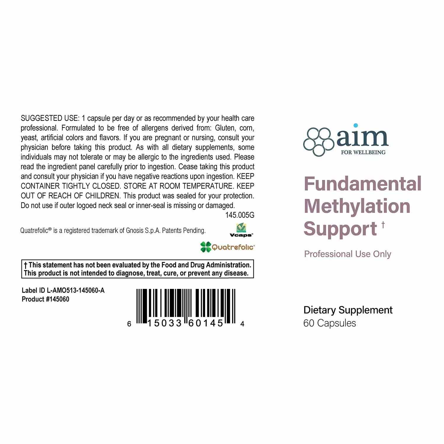 Fundamental Methylation Support