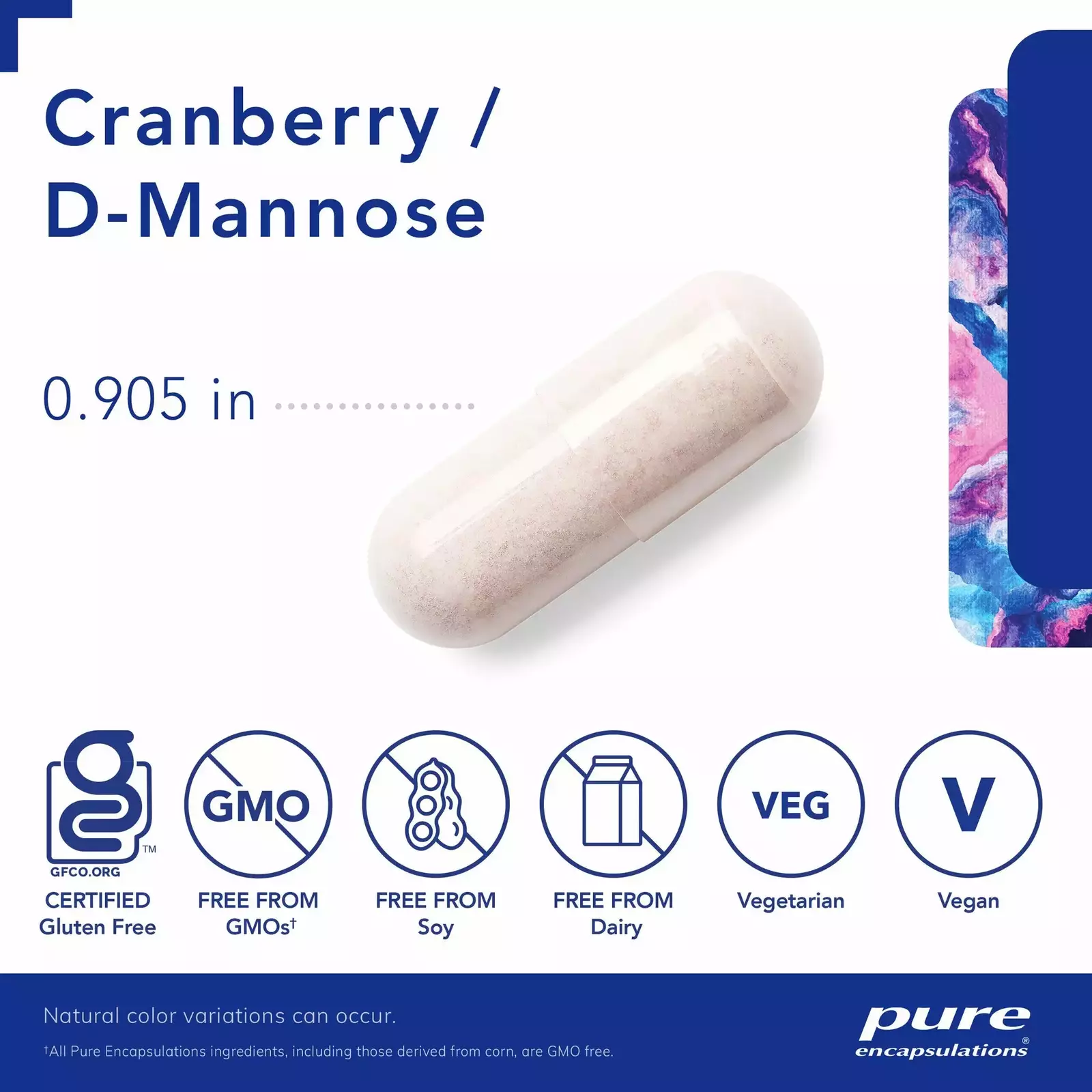 Pure Encapsulations Cranberry / D-mannose