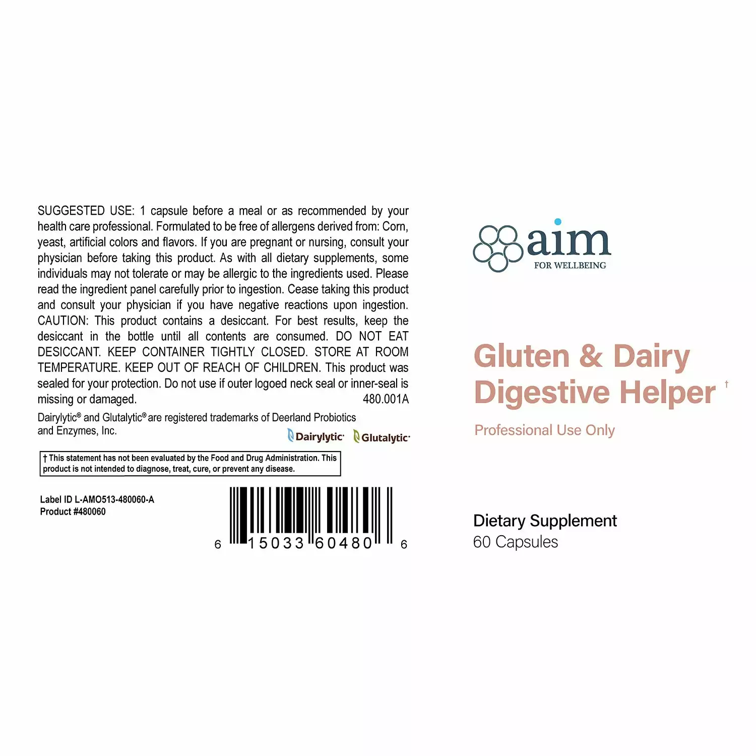 Gluten & Dairy Digest Helper